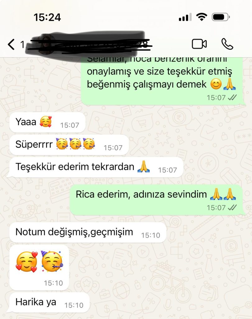 Müşteri geri bildirimi 3